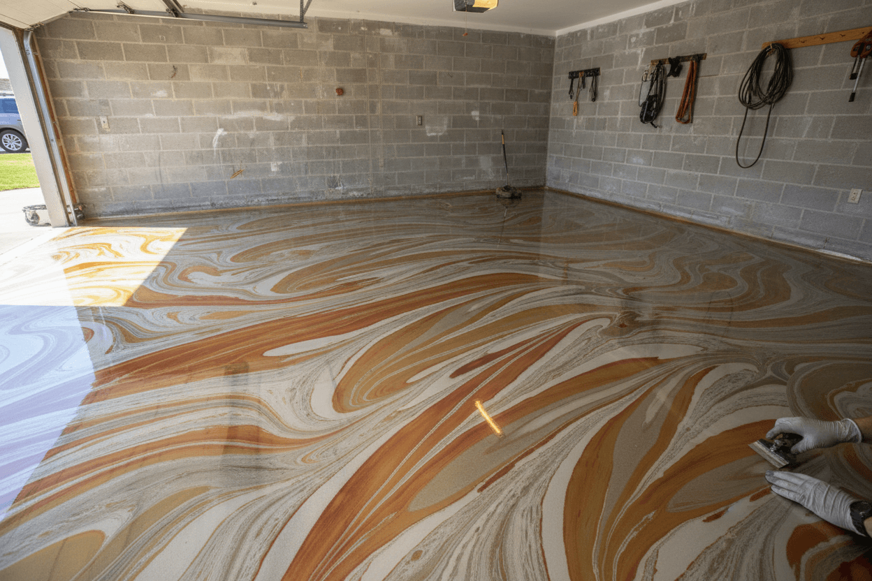 Metallic Epoxy Flooring